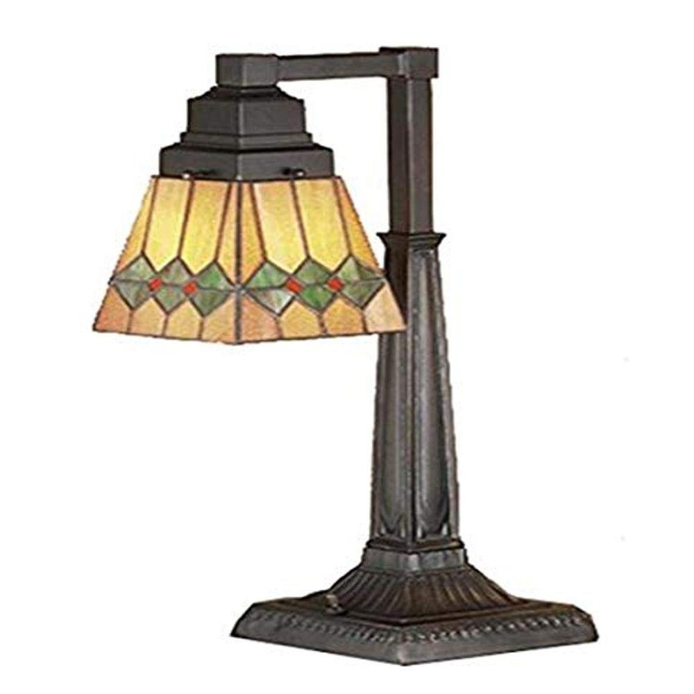 Meyda Tiffany 48214 Martini Mission Desk Lamp, 20" Height