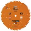 CMT P10050 ITK Plus Combination Saw Blade, 10 x 50 Teeth, 1FTG+ 4ATB Teeth with Shear with 5/8-Inch bore view 1