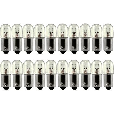 OCS Parts 6.3 Volts 0.15A BA9S Miniature Bayonet Base -Dimmable - 20 Pack