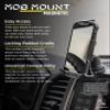 Mob Armor Heavy Duty Magnetic Phone Mount for Car - Universal Car Phone Holder for iPhone & Android, Strong Magnet for Off-Road & Commercial Vehicles, Cell Phone Car Accessories for Women & Men view 2