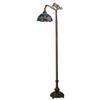 Meyda Tiffany 119648 Hanginghead Dragonfly Bridge Arm Floor Lamp, 60.5" Height view 1