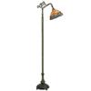 Meyda Tiffany 120578 Saturday Morning Bridge Arm Floor Lamp, 63" Height view 1