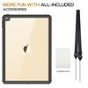 AICase iPad Pro 10.5 IP68 Waterproof, 360 Degree All Round Protective Ultra Slim Thin Dust/Snow Proof with Lanyard 2017-Black view 4