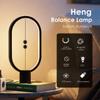 Allocacoc Heng Balance lamp, DesignNest, Switch on in mid-air, USB Powered LED Table lamp, Warm Eye-Care Designer Desk lamp, Contemporary Soft Light, Office, Home, Dorm, Bedside (Black) view 2
