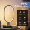 Allocacoc Heng Balance lamp, DesignNest, Switch on in mid-air, USB Powered LED Table lamp, magneticDesk lamp, Warm Eye-Care Lamp, Contemporary Soft Light, Office, Home (White) view 2