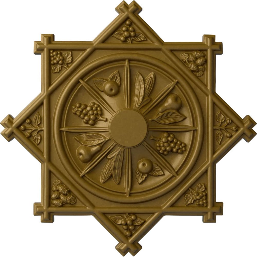 Ekena Millwork CM38ANFCSDecorative Ceiling Medallions Modeled After Original Historical Patterns & Designs, Flash Copper