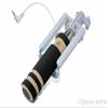 Light weight Super Mini Extendable Audio Cable Wired Mobile Phone Stick Handheld Selfie Monopod for iphone 5 6 6s view 2