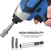NEIKO 00257 Socket Adapter Extension Drill-Bit Set, Includes 1/4-, 3/8-, and 1/2-Inch Drives, Made with CrV Steel, 9-Piece Extension Set, Includes a Magnetic Bit Holder view 4