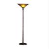 Meyda Tiffany 23961 Van Erp Amber Mica Torchiere Floor Lamp, 72" H view 1