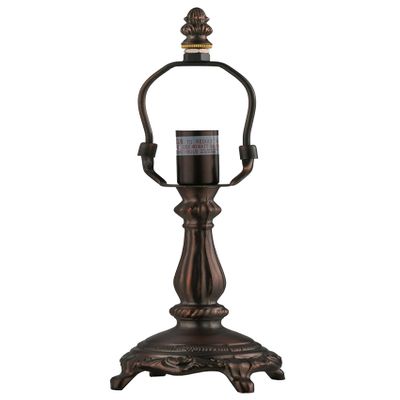 Meyda Tiffany 22716 7" Footed Base with 4.5" Harp Set