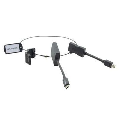 Kramer AD-Ring-4 Mini DisplayPort/USB Type-C to HDMI Adapter Ring