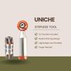 UNICHE Stepless 12 in 1 Bike Multitool, Bike Tool with Mini Ratchet[Silver] view 3