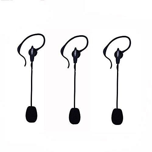 Maxquall Referee Headset Earphone 3PCS Professional V6 V4 Full Duplex Two-Way Referee Headset Earphone Football headsets Referee Communication Earpiece