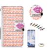 STENES Bling Case Compatible with Google Pixel XL Case - 3D Handmade Crystal Pearl Lattice Sexy Lips Wallet Credit Card Slots Fold Stand Leather Cover with Screen Protector - Pink view 1