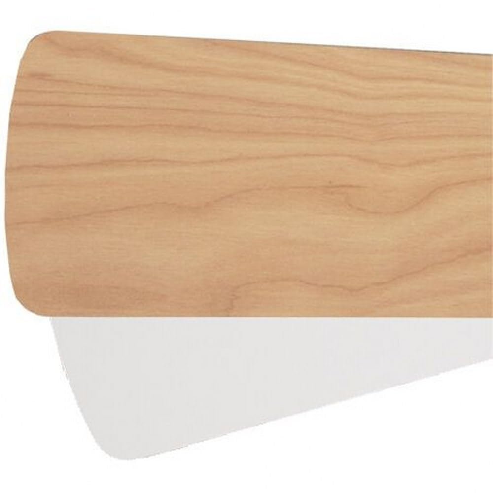Quorum 5254608121 Traditional Fan Blades from Fan Blades Collection in Two-Tone Finish, 52.00 inches, Maple/Studio White