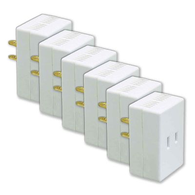 Westek 6004B 200W 3-Level Touch Lamp Plug-In Dimmer, White (6)