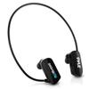 Pyle MP3 Player Bluetooth Headphone - Waterproof Swim IPX8 Flexible Wrap-Around Style Headphones Built-in Rechargeable Battery Bluetooth w/ 8GB Flash Memory & Replacement Earbuds - PSWP28BK Black view 1