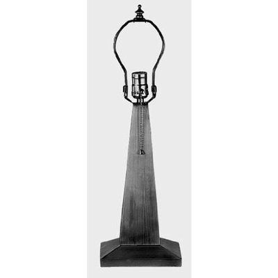Meyda Tiffany 11717 Obelisk Mission Table Lamp Base, 14"