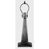 Meyda Tiffany 11717 Obelisk Mission Table Lamp Base, 14" view 1