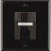 Cooper Wiring Devices VS310R-BK Vacancy Sensor Dual 3-Way Switch with Nightlight and LED, Black view 1