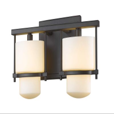 2-Light Vanity in Bronze Finish