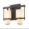 2-Light Vanity in Bronze Finish view 2