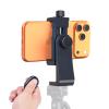 Ruittos Phone Tripod Mount Adapter with Camera Remote Controller, Cell Phone Holder Clip with Adjustable Clamp Compatible with iPhone, Samsung, HTC, Huawei etc., Include Wrist Strap view 3