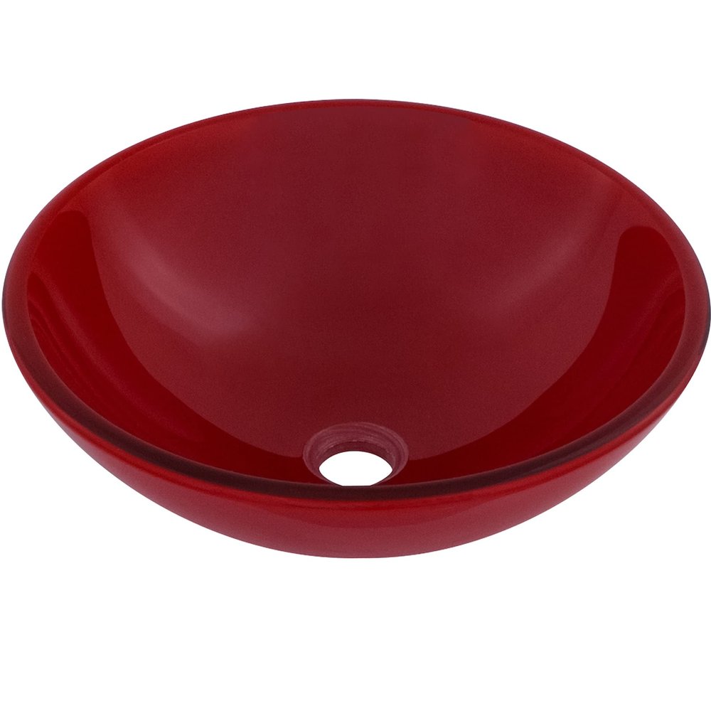 Novatto ROSSO Glass Vessel Bathroom Sink, TIG-8305