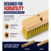 Bon 11-211 Acid Brush with Holes 10" x 3" Tampico Bristle Brush Accepts Threaded and Tapered Handles view 3
