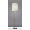 Adesso 1547-26 Liam Floor Lamp, 60.5 in., 100 W Incandescent/20 W CFL, Dark Bronze/Natural, 1 Bronze Lamp view 3
