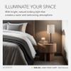 Adesso 1546-22 Liam Table Lamp, 22 in., 60 W Incandescent/13 W CFL, Dark Bronze/Natural, 1 Bronze Lamp view 3
