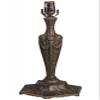 Meyda Tiffany 158575 Transitional One Light Table Base from Lion Head Collection in Bronze/Dark Finish, 8.50 inches, Antique Brass view 1