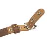Nohma Leather - 1 1/2" LEATHER CCW Concealed Carry Gun Belt - Heavy Duty Work Belt 14 oz. Full Grain Leather (Brown, 42" (Size 38 Pants-Check sizing guide)) view 4