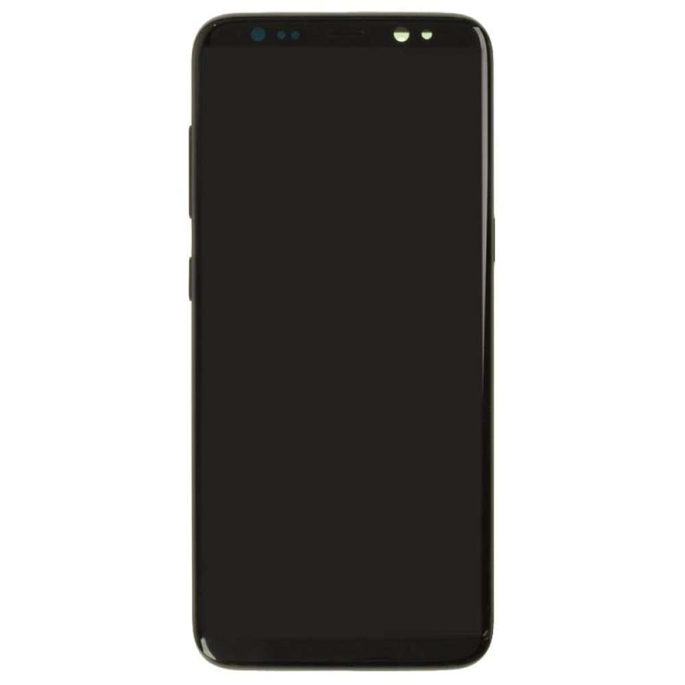 LCD, Digitizer & Frame for Samsung Galaxy S8 (Black) (OEM) with Glue Card