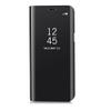 Aearl for Samsung Galaxy Note 8 Mirror Case, Plating PC Smart Clear View Window Vertical Flip Stand Cover Full Body Protective Shell with Screen Protector Kickstand for Galaxy Note 8 - Black view 2
