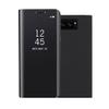 Aearl for Samsung Galaxy Note 8 Mirror Case, Plating PC Smart Clear View Window Vertical Flip Stand Cover Full Body Protective Shell with Screen Protector Kickstand for Galaxy Note 8 - Black view 3