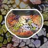 SILVERFEVER Handcrafted Mosaic Turkish Lamp Moroccan Glass Table Desk Bedside Light Bronze Base with E12 Bulb Calm Pastels Light view 4