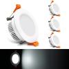 2.5 inch Dimmable LED Recessed Lighting, 5W Retrofit Downlight, 6000K Daylight White, CRI 80 with LED Driver, AC 110V Ceiling Light Fixture for Living Room, Kitchen, Bedroom, Hallway, 4 Pack view 1