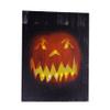 Lighted Jack O' Lantern Pumpkin Canvas Halloween Holiday Picture B X46719 view 1