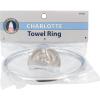 Stone Harbor Hardware Charlotte Towel Ring, Polished Chrome view 4