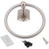 Stone Harbor Hardware Cambridge Towel Ring, Satin Nickel view 3