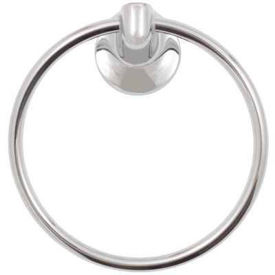 Harbor Mist Towel Ring, Polished Chrome by Stone Harbor Hardware