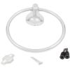 Harbor Mist Towel Ring, Polished Chrome by Stone Harbor Hardware view 3