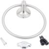 Harbor Mist Towel Ring, Satin Nickel by Stone Harbor Hardware view 3