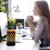 Himalayan Glow Lattice Style USB Multi Color Night Light with Pink Salt Chunks,Salt Lamp Bulb,(ETL Certified) Dimmer Switch,Calming & Relaxing Salt Lamp, Multicolor (903AC) view 2