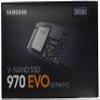 SAMSUNG (MZ-V7E500BW) 970 EVO SSD 500GB - M.2 NVMe Interface Internal Solid State Drive with V-NAND Technology, Black/Red view 2