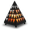 Himalayan Glow Pyramid Style Crystal Salt Night Light lamp with Pink Salt Chunks, Salt Lamp Bulb,(ETL Certified) Dimmer Switch, Unique Lightening Ambience view 1