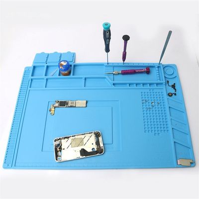 Silicone Heat Resistant Repair Platform Mat Soldering Pad/Mat Soldering Materials Welding Blanket Electronics Mat for Heat Gun,Soldering Iron,Soldering Station,Electronics, Phone & Computer Repair