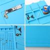 Silicone Heat Resistant Repair Platform Mat Soldering Pad/Mat Soldering Materials Welding Blanket Electronics Mat for Heat Gun,Soldering Iron,Soldering Station,Electronics, Phone & Computer Repair view 2