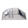 elecfan Solar Powered Outdoor Light,Durable Stainless Steel Outsides, Motion Sensor Wall Light, Improve Security Lamp for Garden, Lawn, Outdoor - White view 2